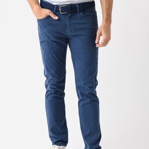 Peter Millar Men's Crown Signature Sateen 5 pocket pant-Navy Waist 33